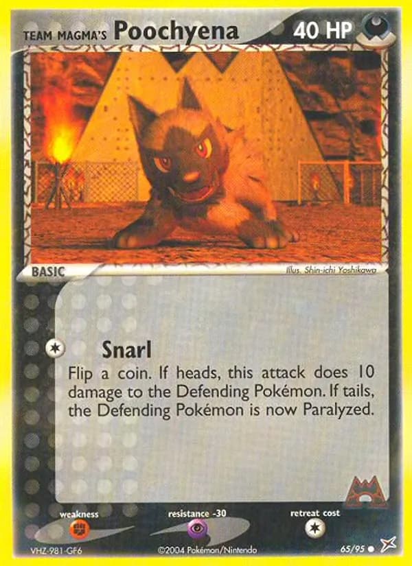 Team Magma's Poochyena — Team Magma vs Team Aqua, Common