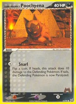 Team Magma's Poochyena — Team Magma vs Team Aqua — Common
