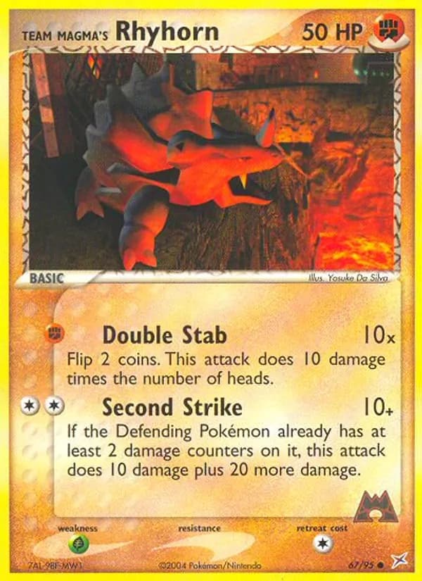 Team Magma's Rhyhorn — Team Magma vs Team Aqua, Common