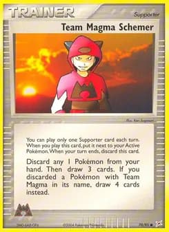 Team Magma Schemer — Team Magma vs Team Aqua — Common