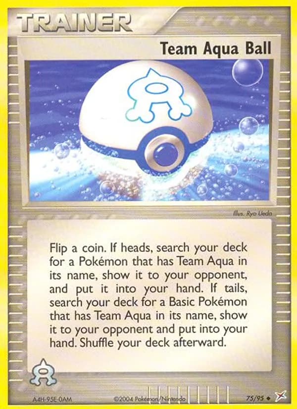 Team Aqua Ball — Team Magma vs Team Aqua, Uncommon