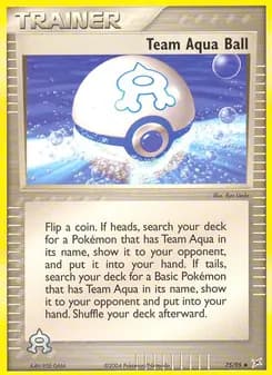 Team Aqua Ball — Team Magma vs Team Aqua — Uncommon