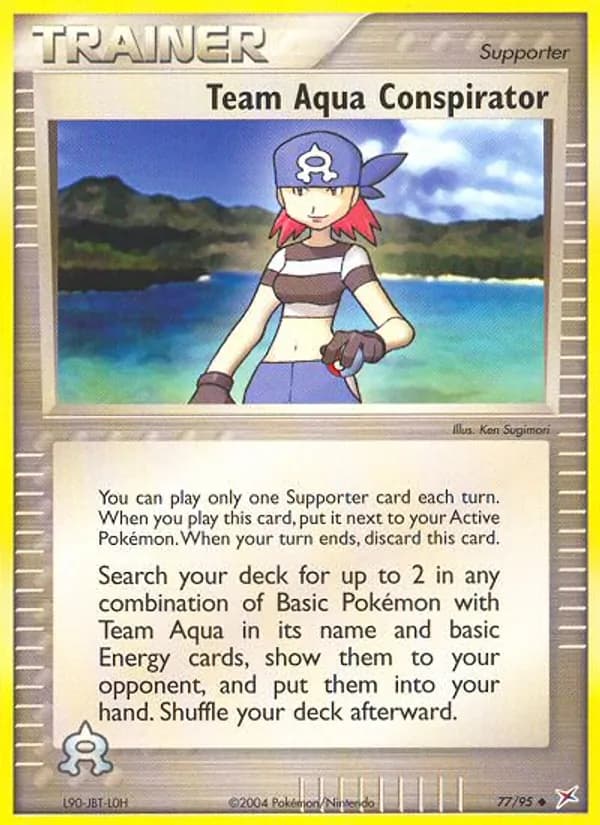 Team Aqua Conspirator — Team Magma vs Team Aqua, Uncommon