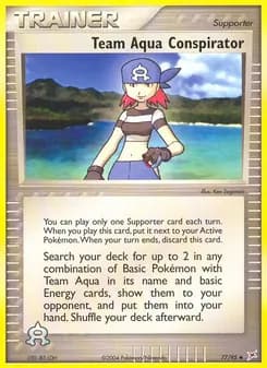 Team Aqua Conspirator — Team Magma vs Team Aqua — Uncommon