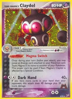 Team Magma's Claydol — Team Magma vs Team Aqua — Rare