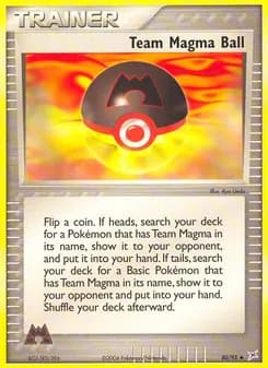 Team Magma Ball — Team Magma vs Team Aqua — Uncommon