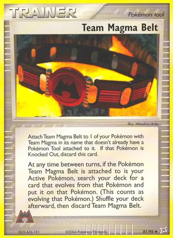 Team Magma Belt — Team Magma vs Team Aqua, Uncommon