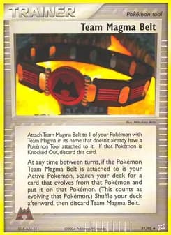 Team Magma Belt — Team Magma vs Team Aqua — Uncommon