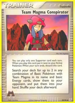 Team Magma Conspirator — Team Magma vs Team Aqua — Uncommon