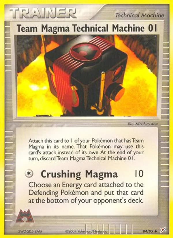 Team Magma's Technical Machine 01 — Team Magma vs Team Aqua, Uncommon