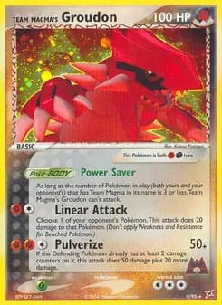 Team Magma's Groudon — Team Magma vs Team Aqua — Rare