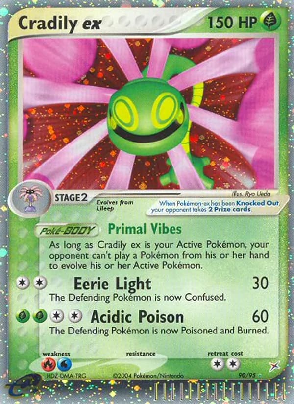 Cradily ex — Team Magma vs Team Aqua, Rare