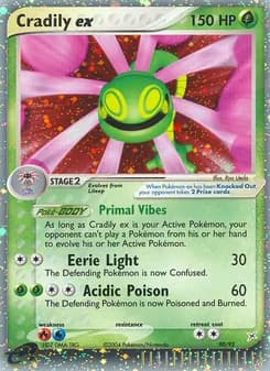 Cradily ex — Team Magma vs Team Aqua — Rare