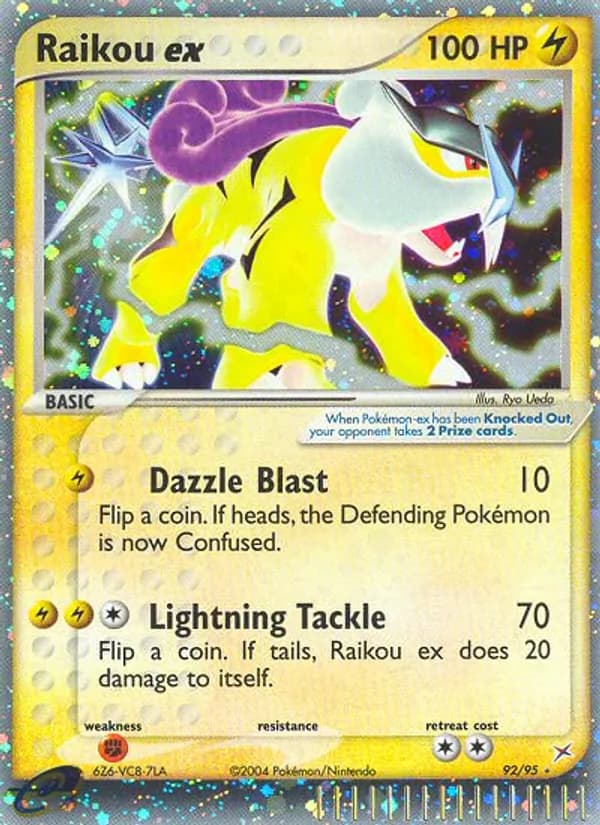 Raikou ex — Team Magma vs Team Aqua, Rare