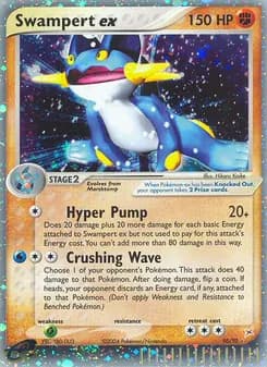Swampert ex — Team Magma vs Team Aqua — Rare