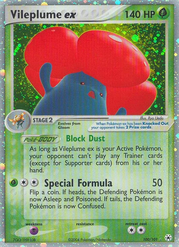 Vileplume ex — Hidden Legends, Rare