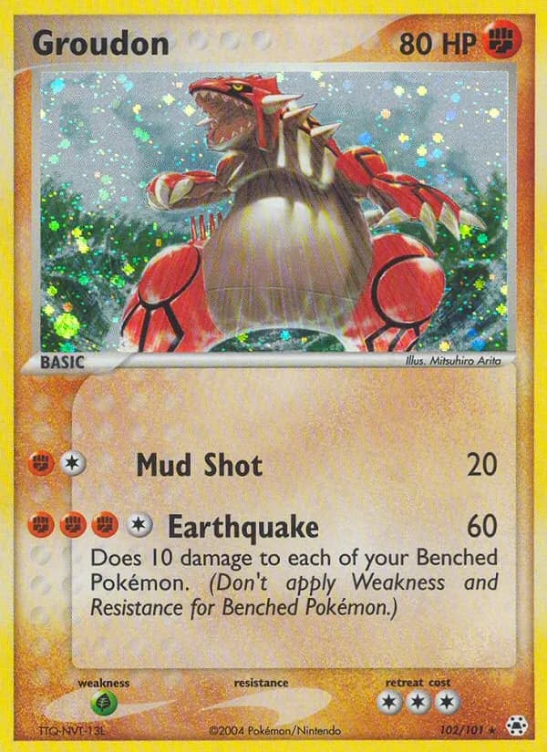 Groudon — Hidden Legends, Rare