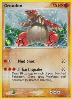 Groudon — Hidden Legends — Rare