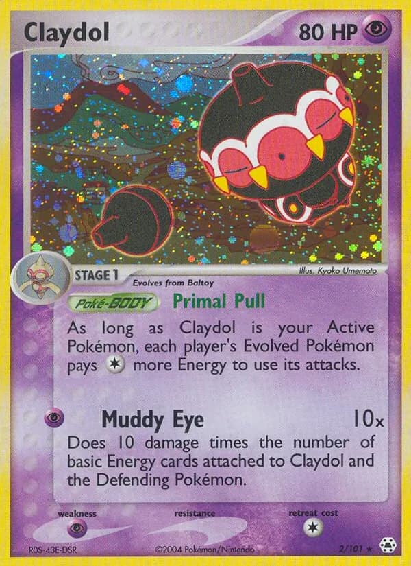 Claydol — Hidden Legends, Rare