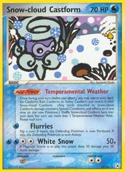 Snow-cloud Castform — Hidden Legends — Rare