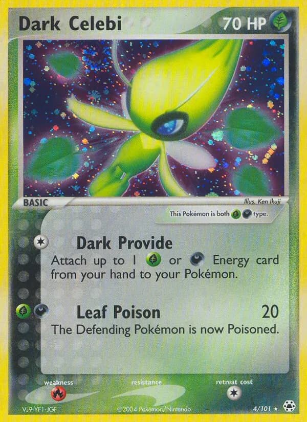 Dark Celebi — Hidden Legends, Rare