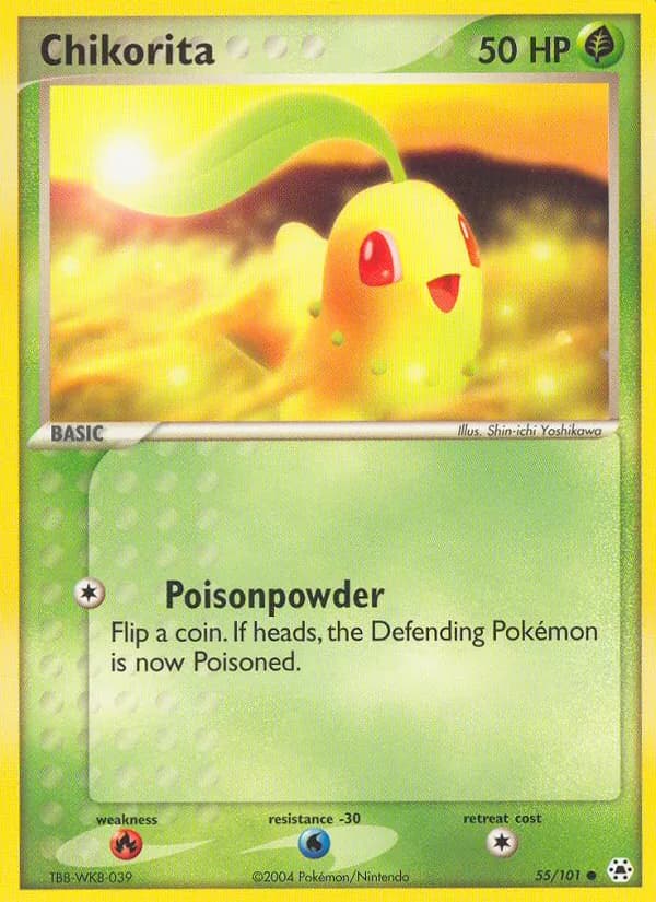 Chikorita — Hidden Legends, Common