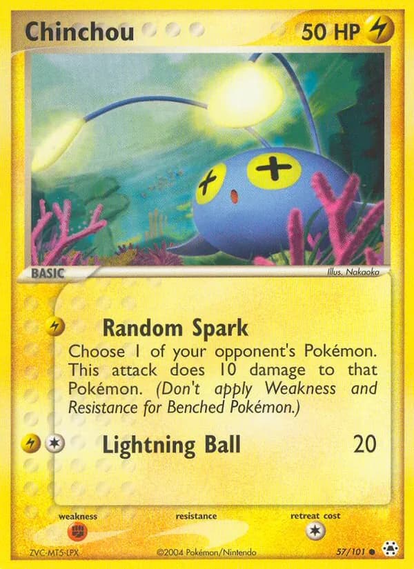 Chinchou — Hidden Legends, Common