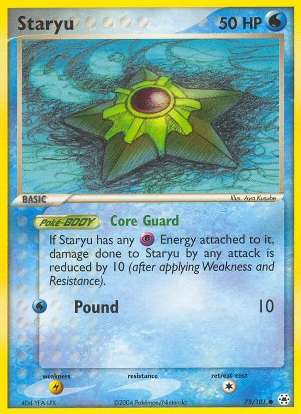 Staryu — Hidden Legends, Common