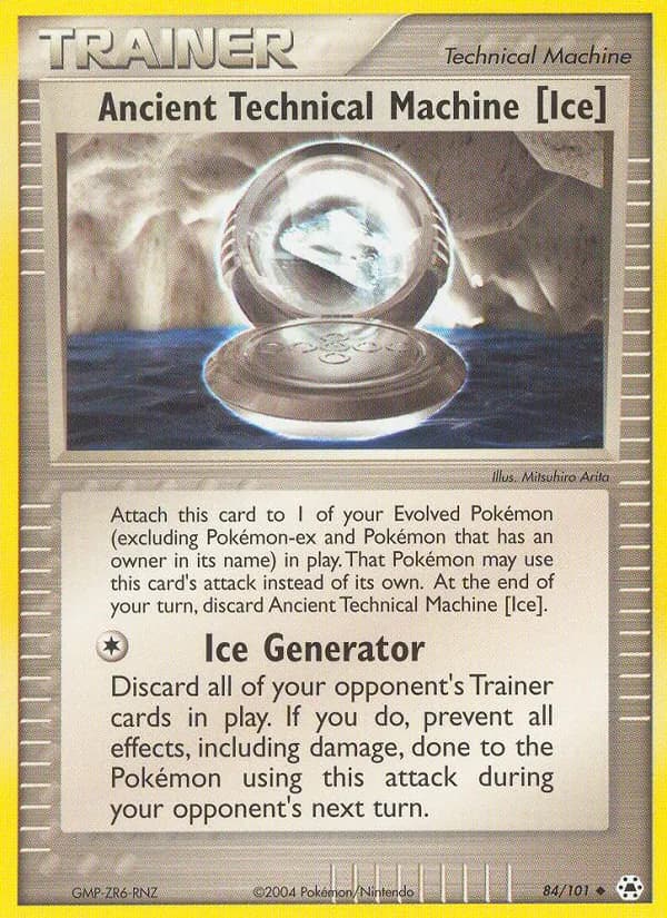 Ancient Technical Machine (Ice) — Hidden Legends, Uncommon