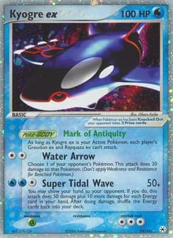 Kyogre ex — Hidden Legends — Rare