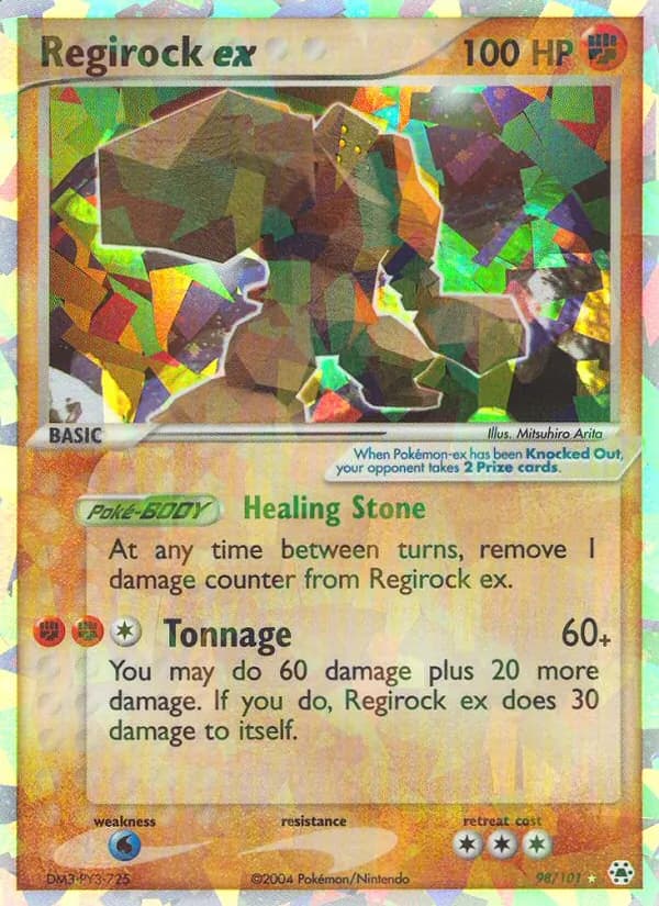 Regirock ex — Hidden Legends, Rare