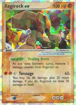 Regirock ex — Hidden Legends — Rare