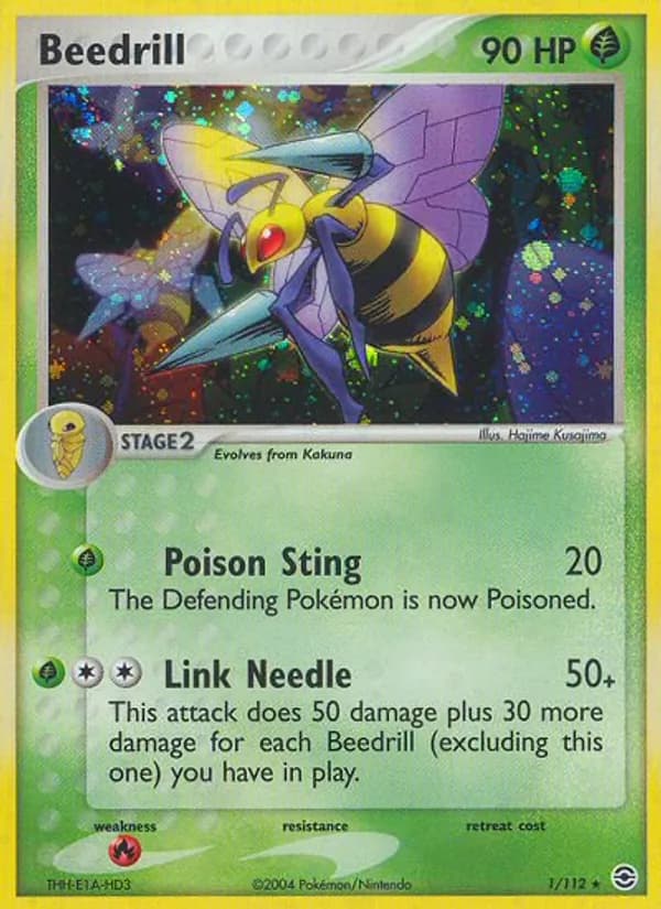 Beedrill — FireRed & LeafGreen, Rare