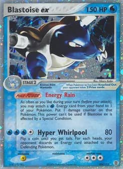 Blastoise ex — FireRed & LeafGreen — Rare
