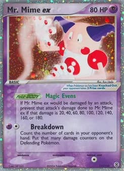 Mr. Mime ex — FireRed & LeafGreen — Rare