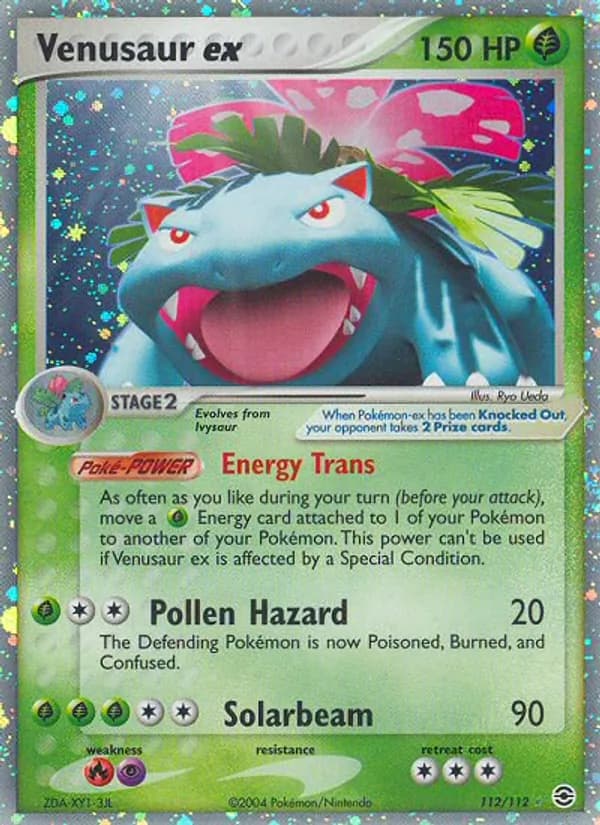 Venusaur ex — FireRed & LeafGreen, Rare