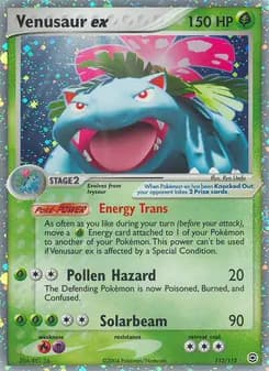 Venusaur ex — FireRed & LeafGreen — Rare