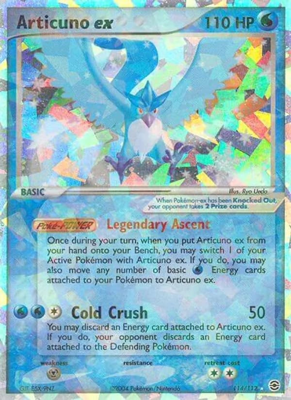 Articuno ex — FireRed & LeafGreen, Rare