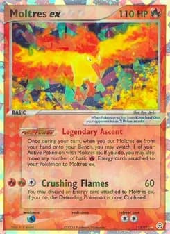 Moltres ex — FireRed & LeafGreen — Rare