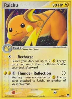 Raichu — FireRed & LeafGreen — Rare