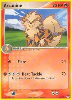 Arcanine — FireRed & LeafGreen — Rare