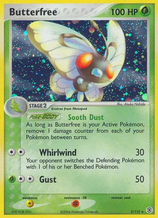 Butterfree — FireRed & LeafGreen, Rare