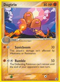 Dugtrio — FireRed & LeafGreen — Rare