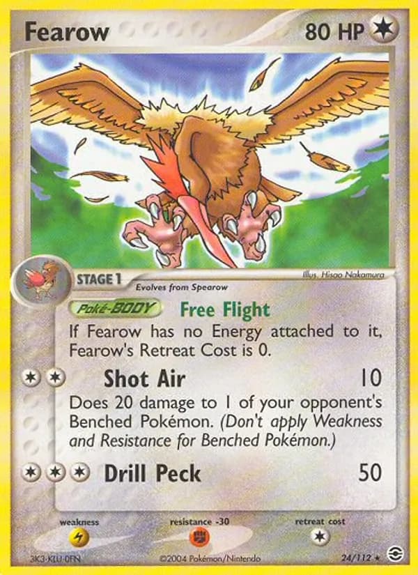 Fearow — FireRed & LeafGreen, Rare