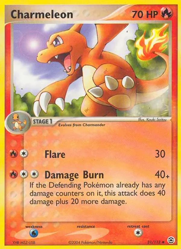 Charmeleon — FireRed & LeafGreen, Uncommon