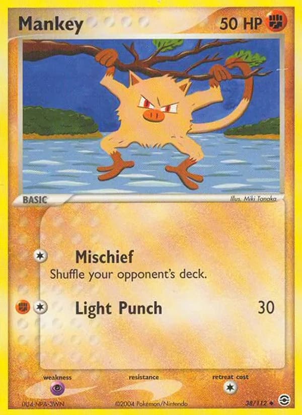 Mankey — FireRed & LeafGreen, Uncommon