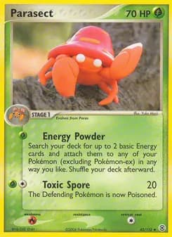 Parasect — FireRed & LeafGreen — Uncommon