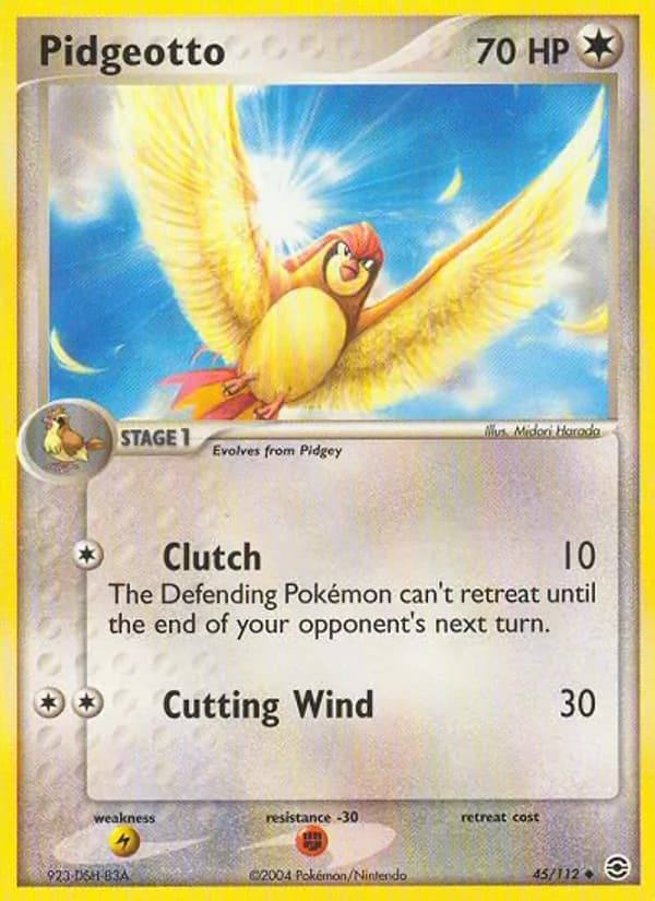 Pidgeotto — FireRed & LeafGreen, Uncommon