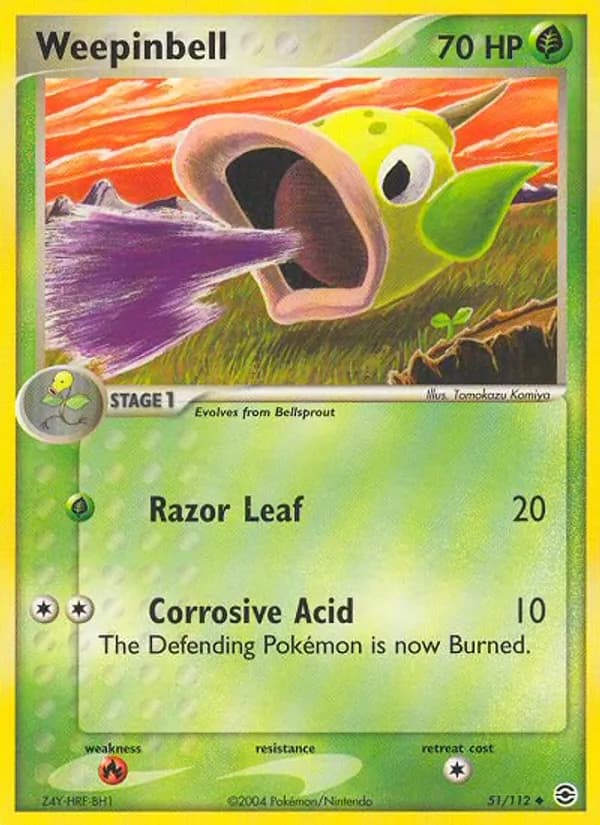 Weepinbell — FireRed & LeafGreen, Uncommon