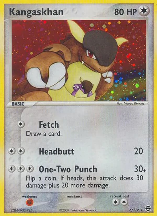 Kangaskhan — FireRed & LeafGreen, Rare